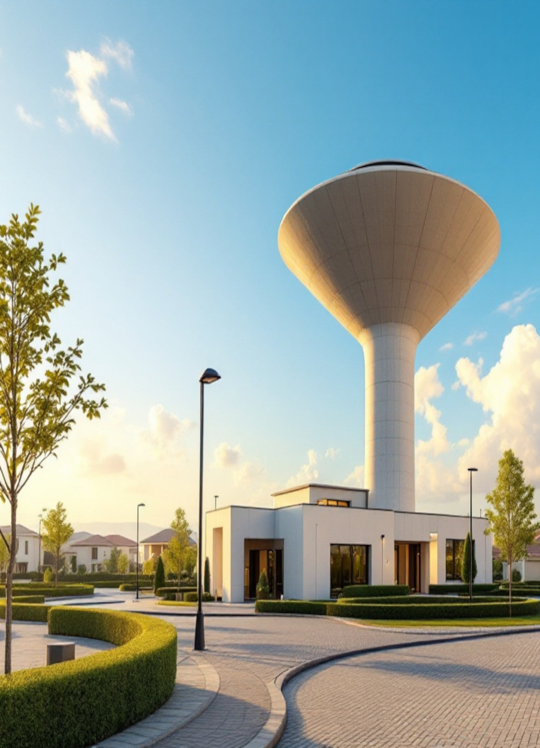 Al Makkah-Concrete Water Tower